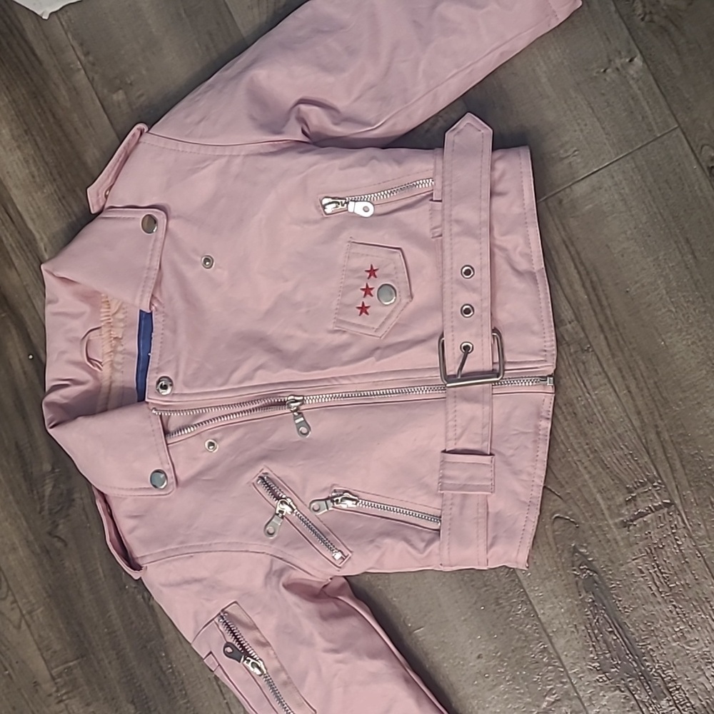 GIRLS LEATHER JACKET